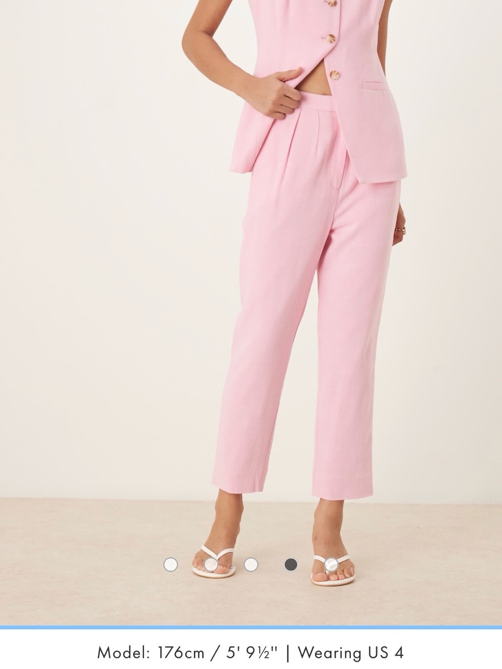 Nobody's Child tapered trousers - pink pant suit